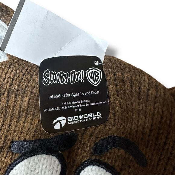 Scooby Doo Beanie Hat With Braids Novelty Ears One Size Embroidered New Stretch - Picture 5 of 9